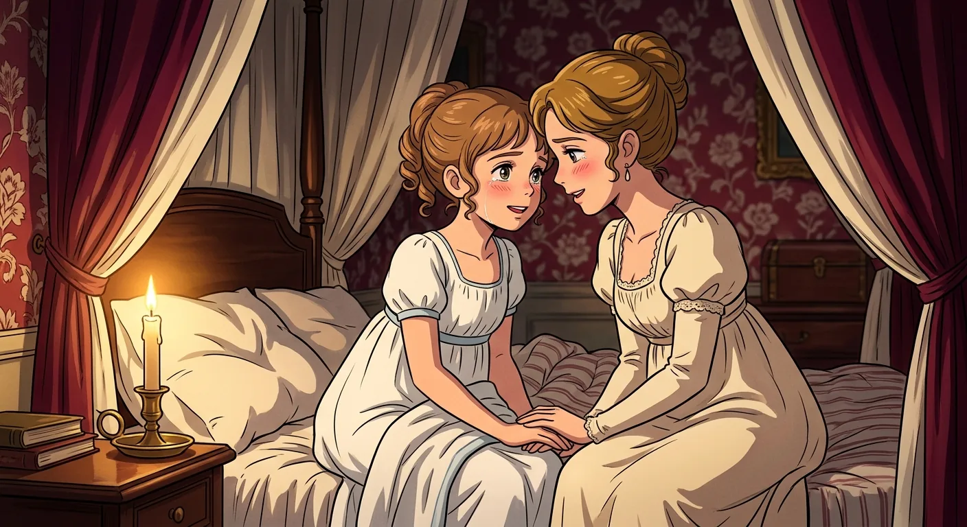 Confessions Between Sisters at Midnight illustration