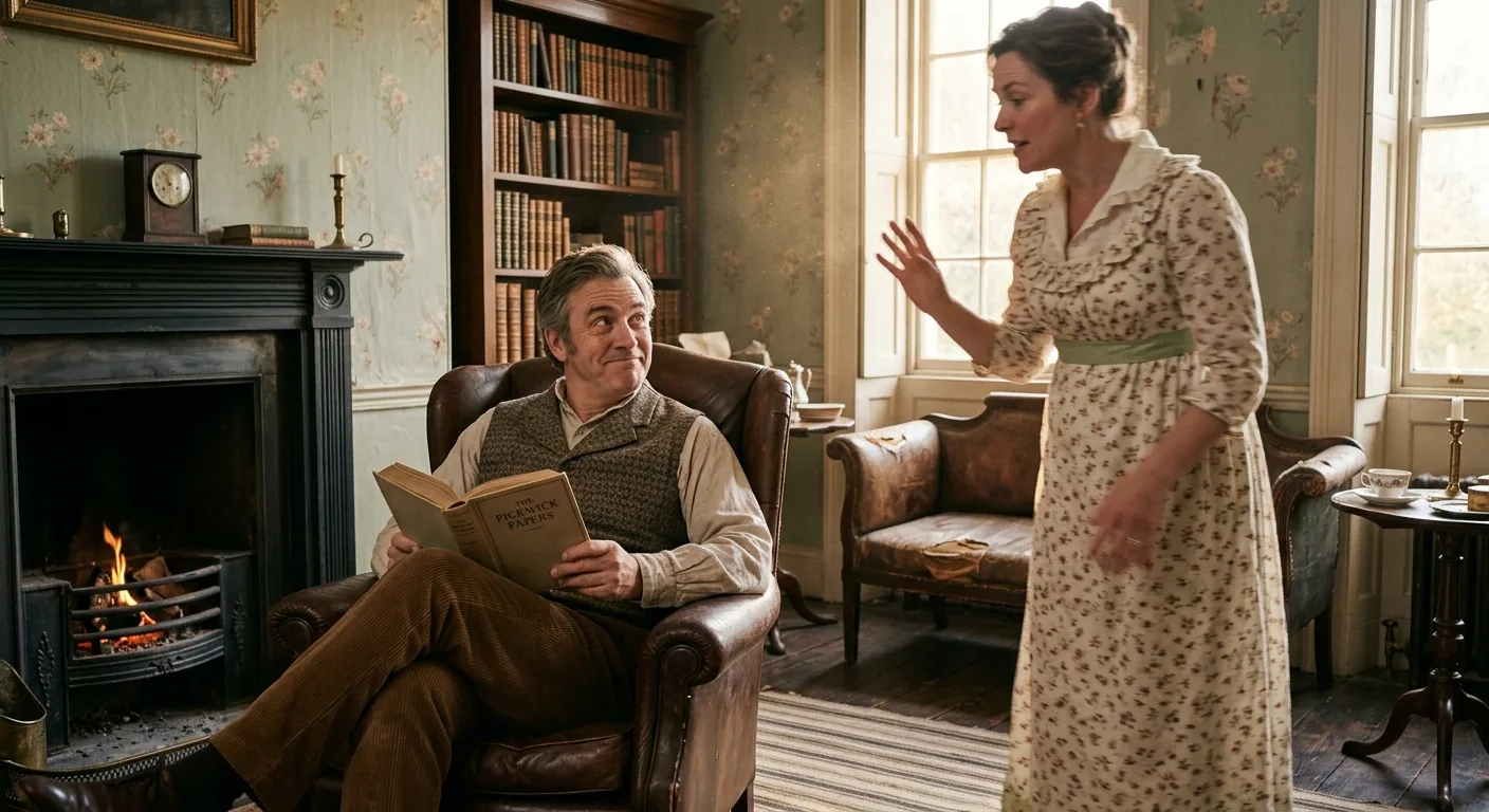 A Rich Bachelor Arrives at Netherfield illustration