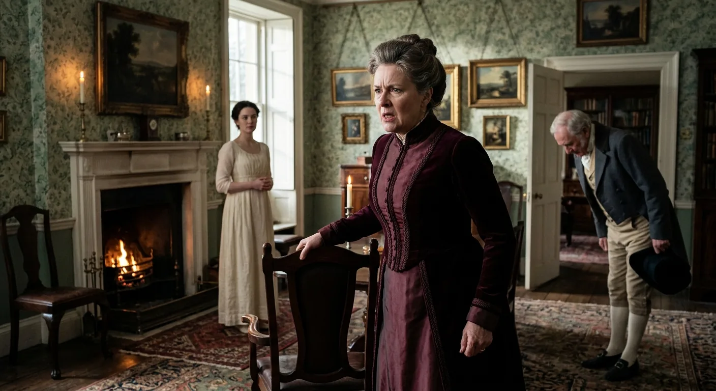 Mrs. Bennet's Unending Resentment illustration