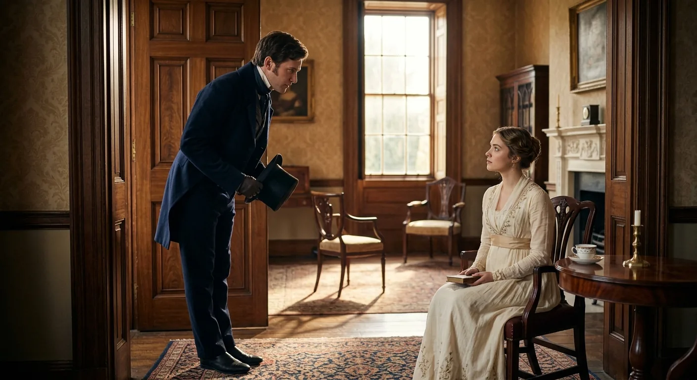 Charlotte's Quiet Strategy at Hunsford illustration