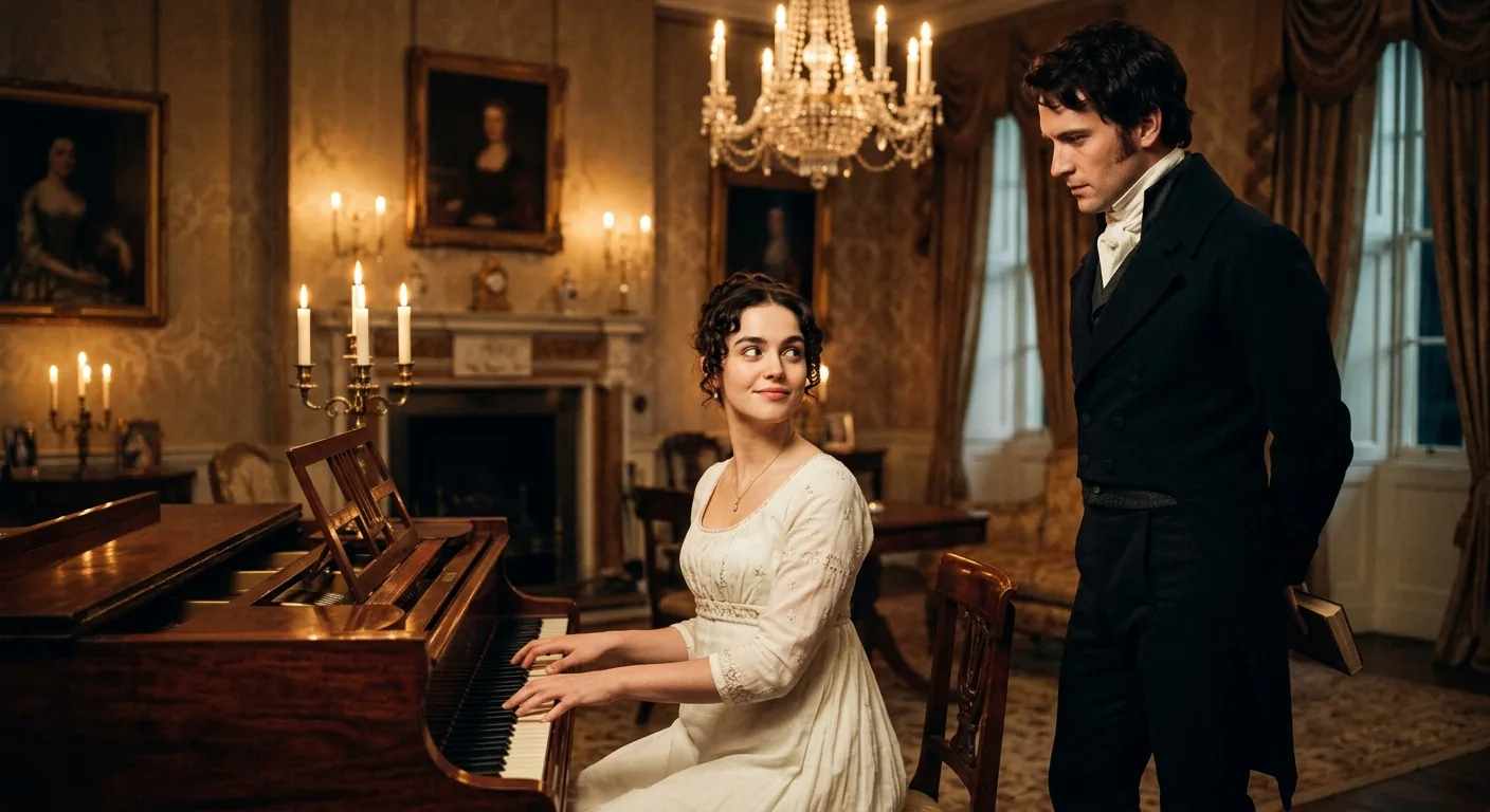 Sparring at the Pianoforte illustration