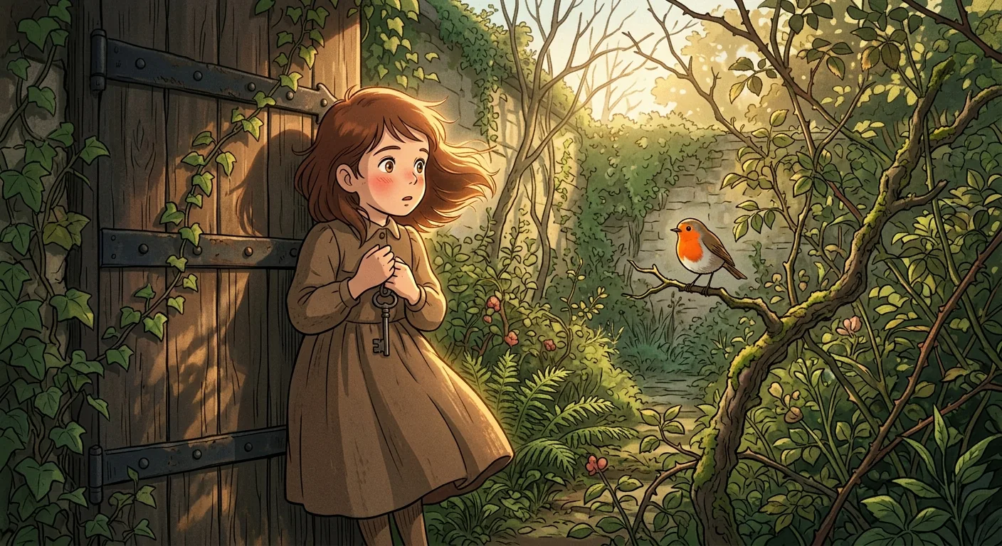 The Key and the Hidden Door illustration