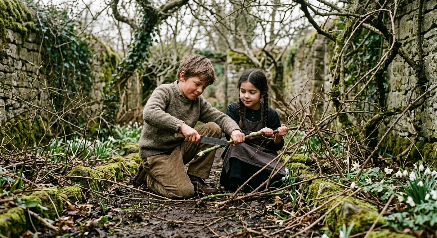 Wick Wood and Waiting Roses illustration