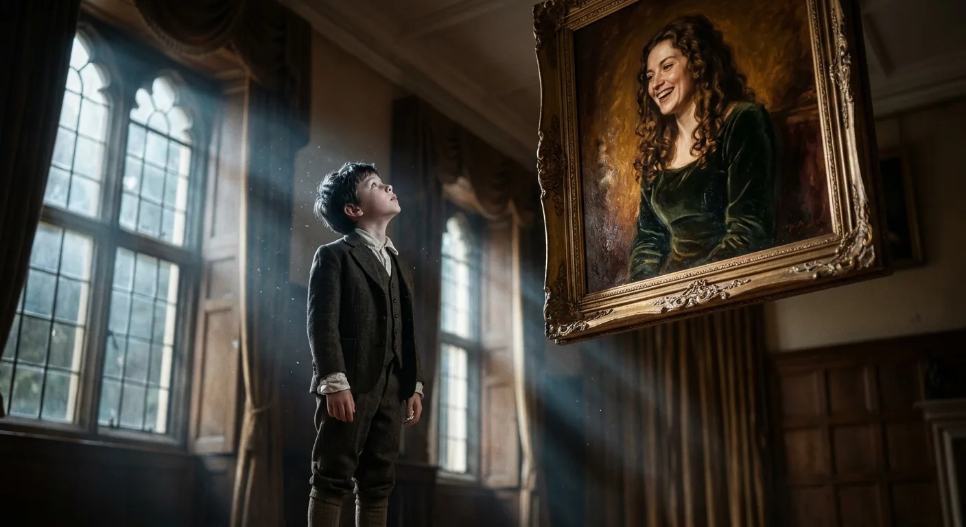 The Robin's Watchful Eye illustration