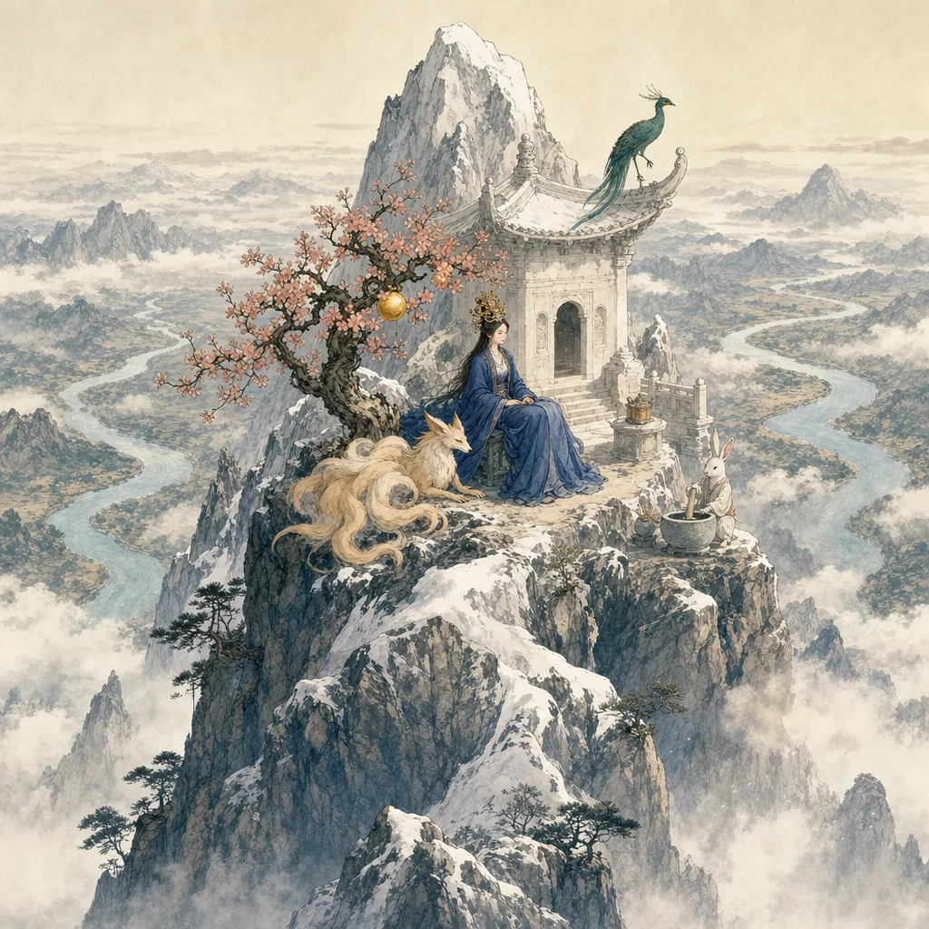 Xi Wang Mu of Mount Kunlun illustration