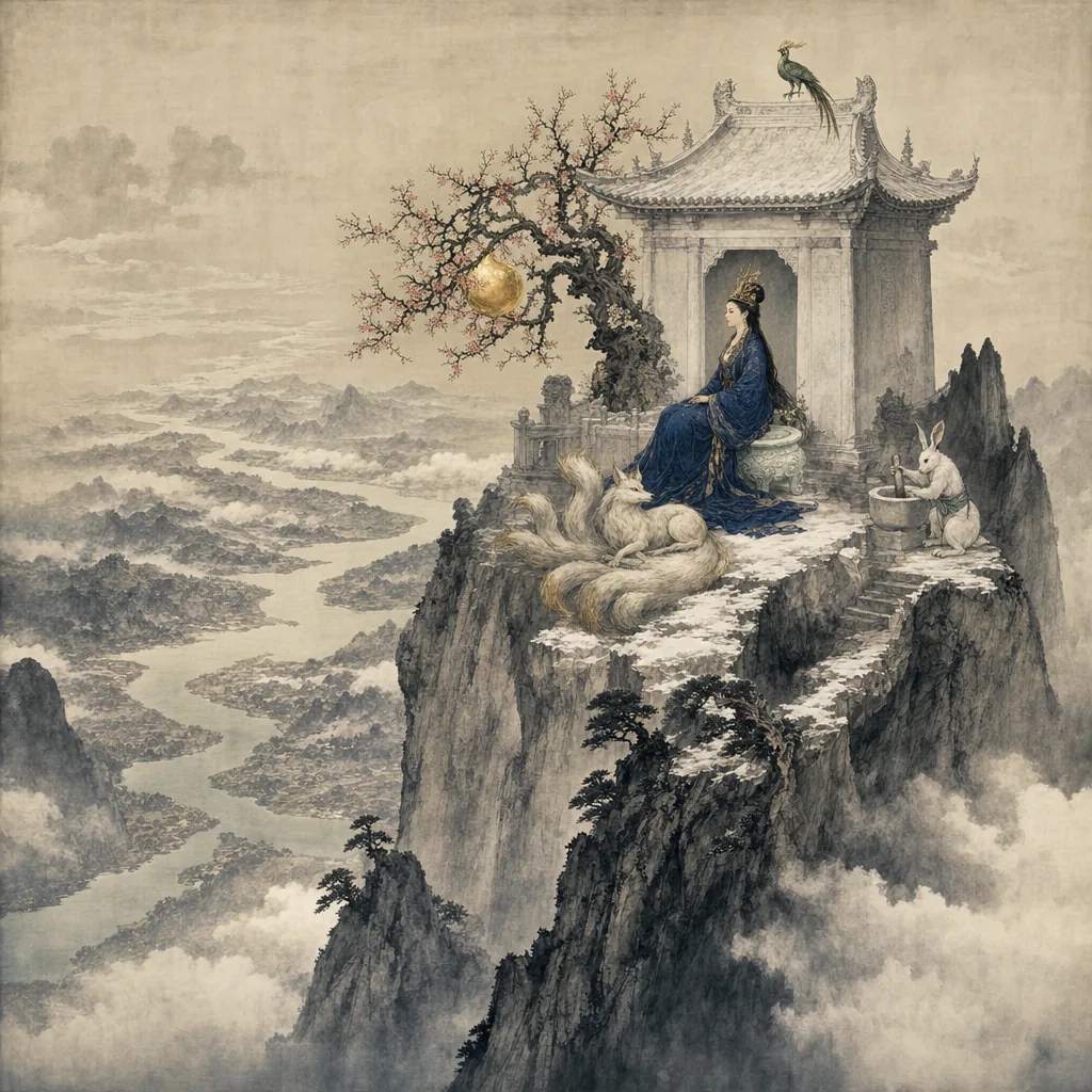 Xi Wang Mu of Mount Kunlun illustration