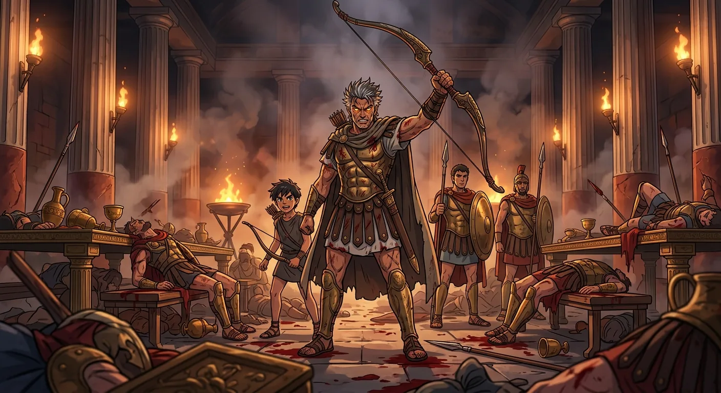 Ulysses Reclaims His Hall in Blood illustration