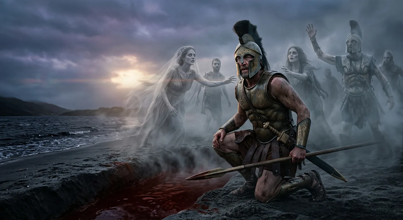 Odysseus Summons the Restless Dead illustration