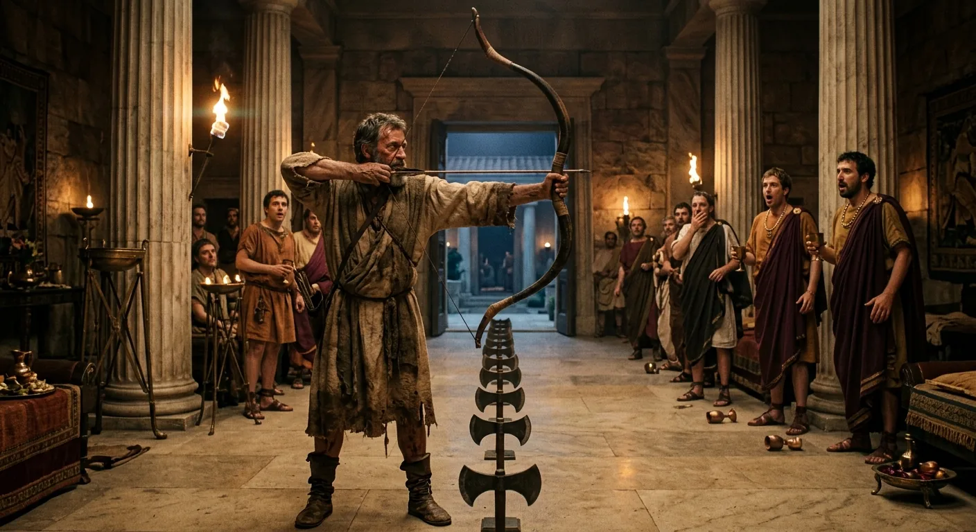 Penelope's Challenge and the Bow illustration