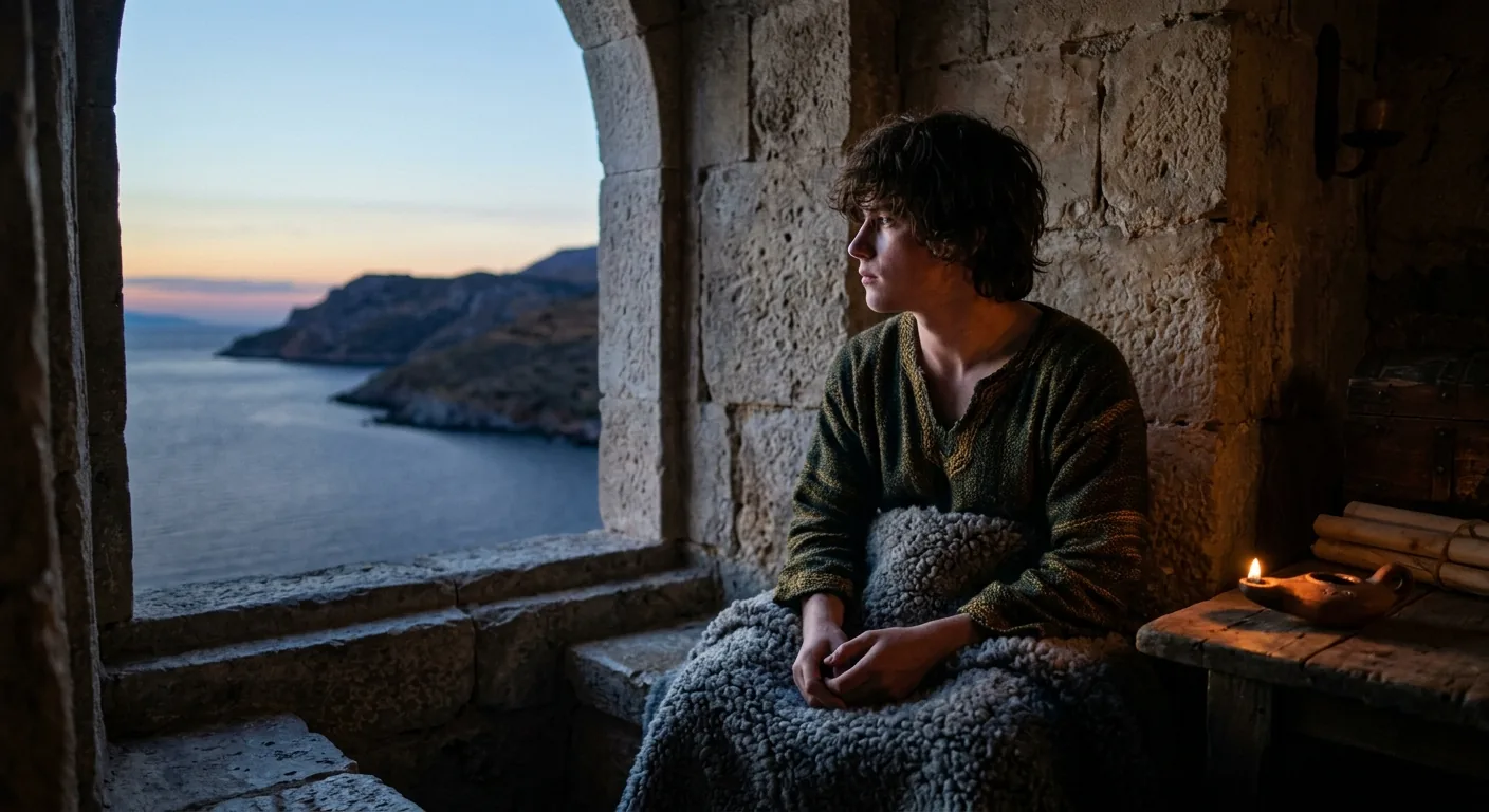 Telemachus Awakens to His Father's Legacy illustration