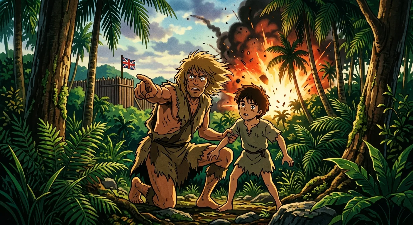 Ben Gunn's Warning and the Bombardment illustration