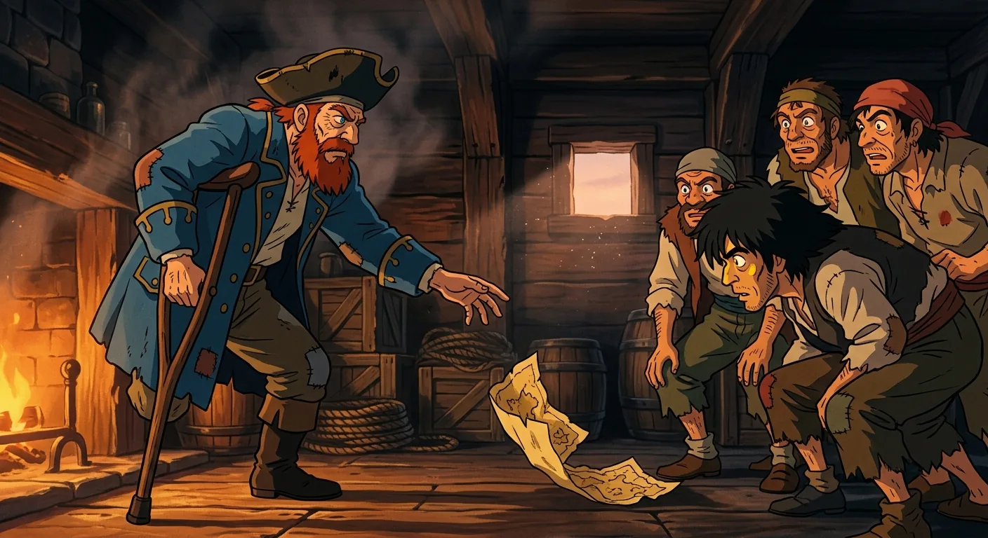 The Pirates' Mutiny Fails illustration