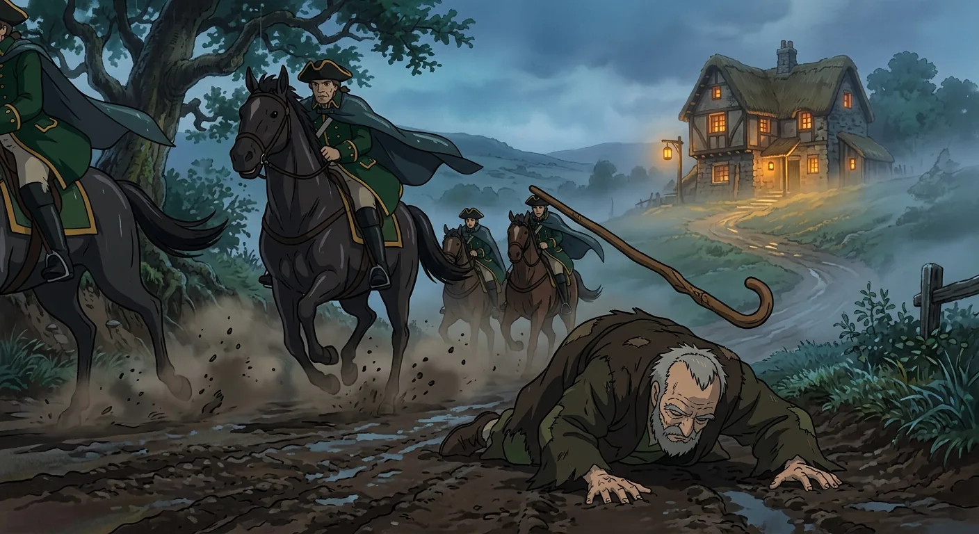 The Blind Beggar's Desperate Rage illustration