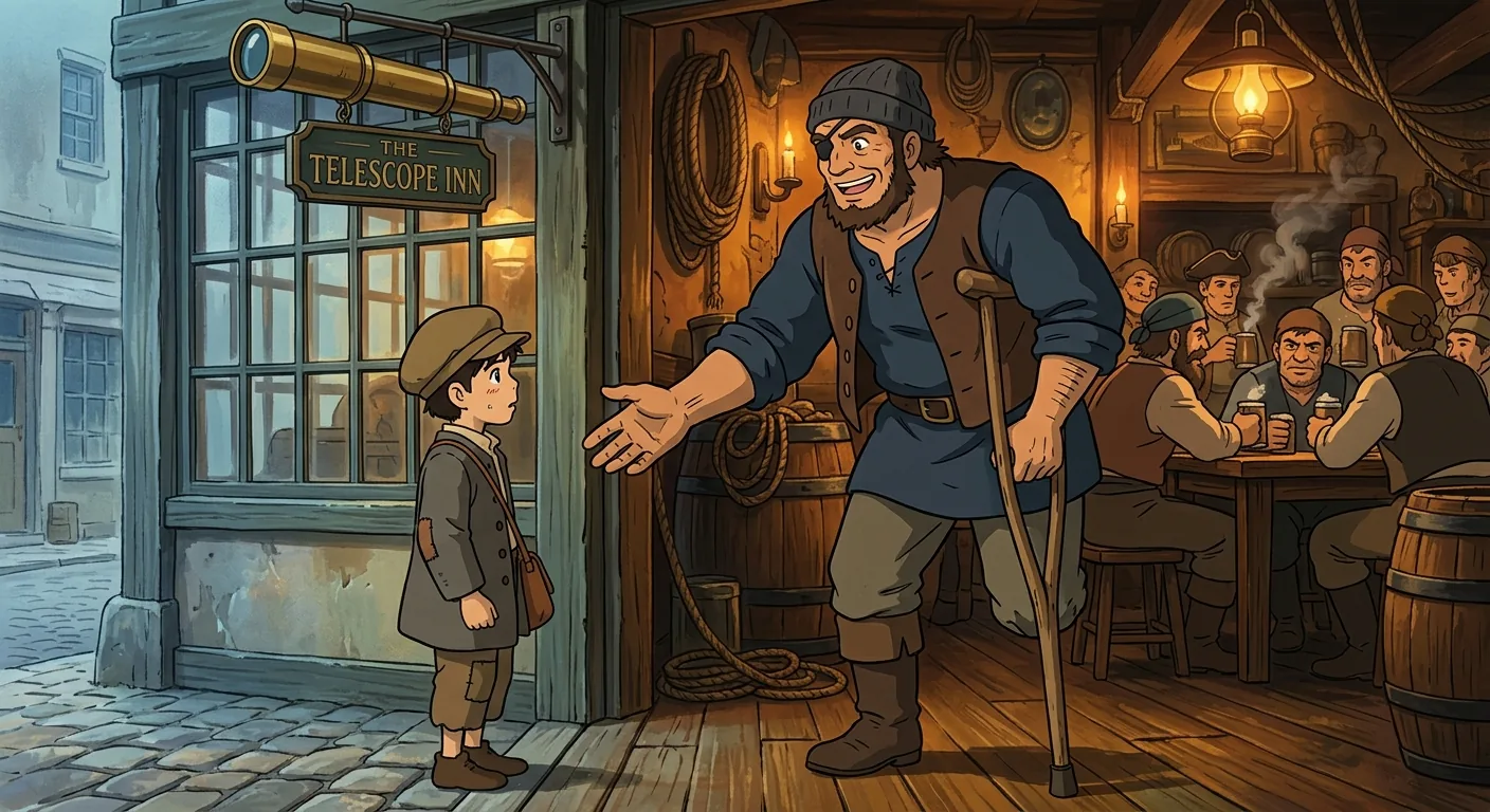 Black Dog Appears and Disappears illustration