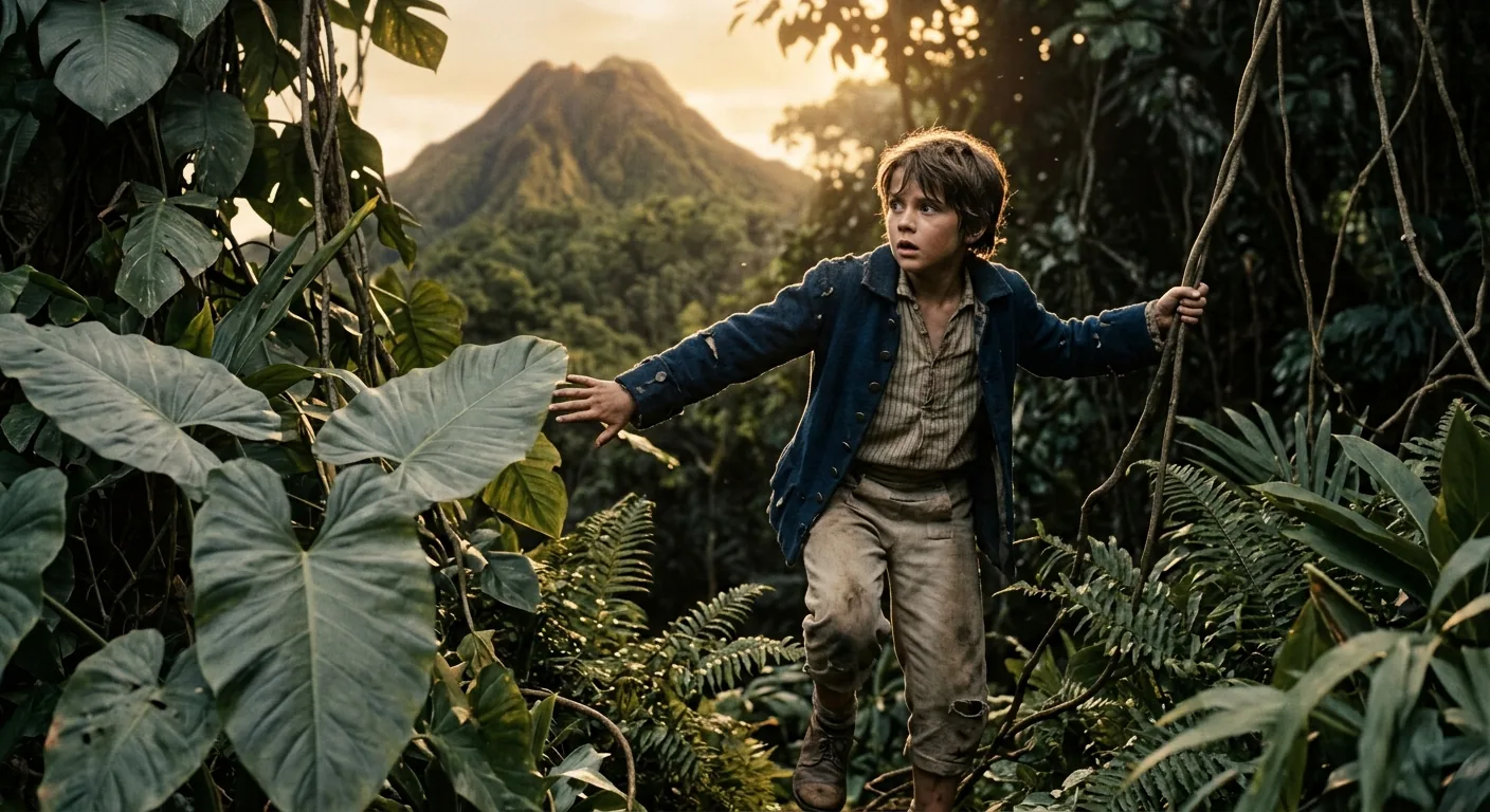 A Grim Arrival at Treasure Island illustration