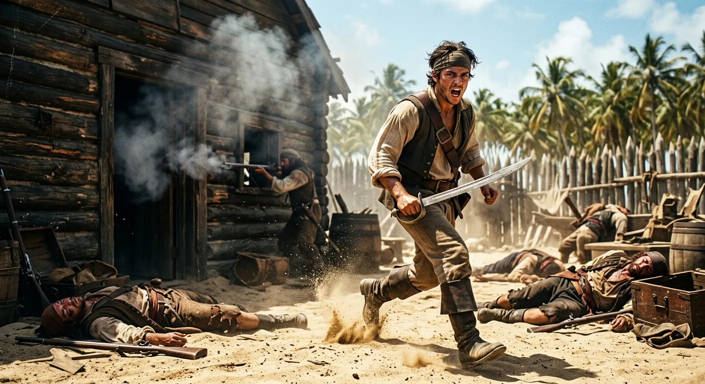 The Stockade Under Siege illustration