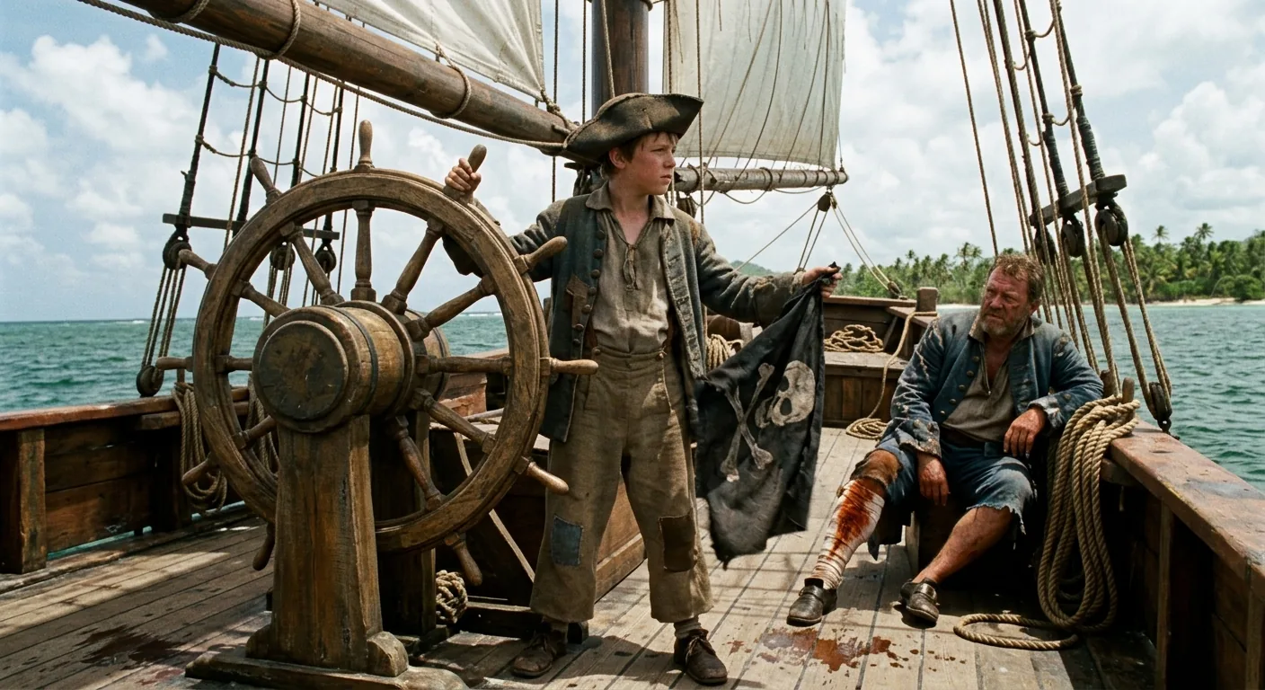 Blood and Brandy on the Hispaniola illustration