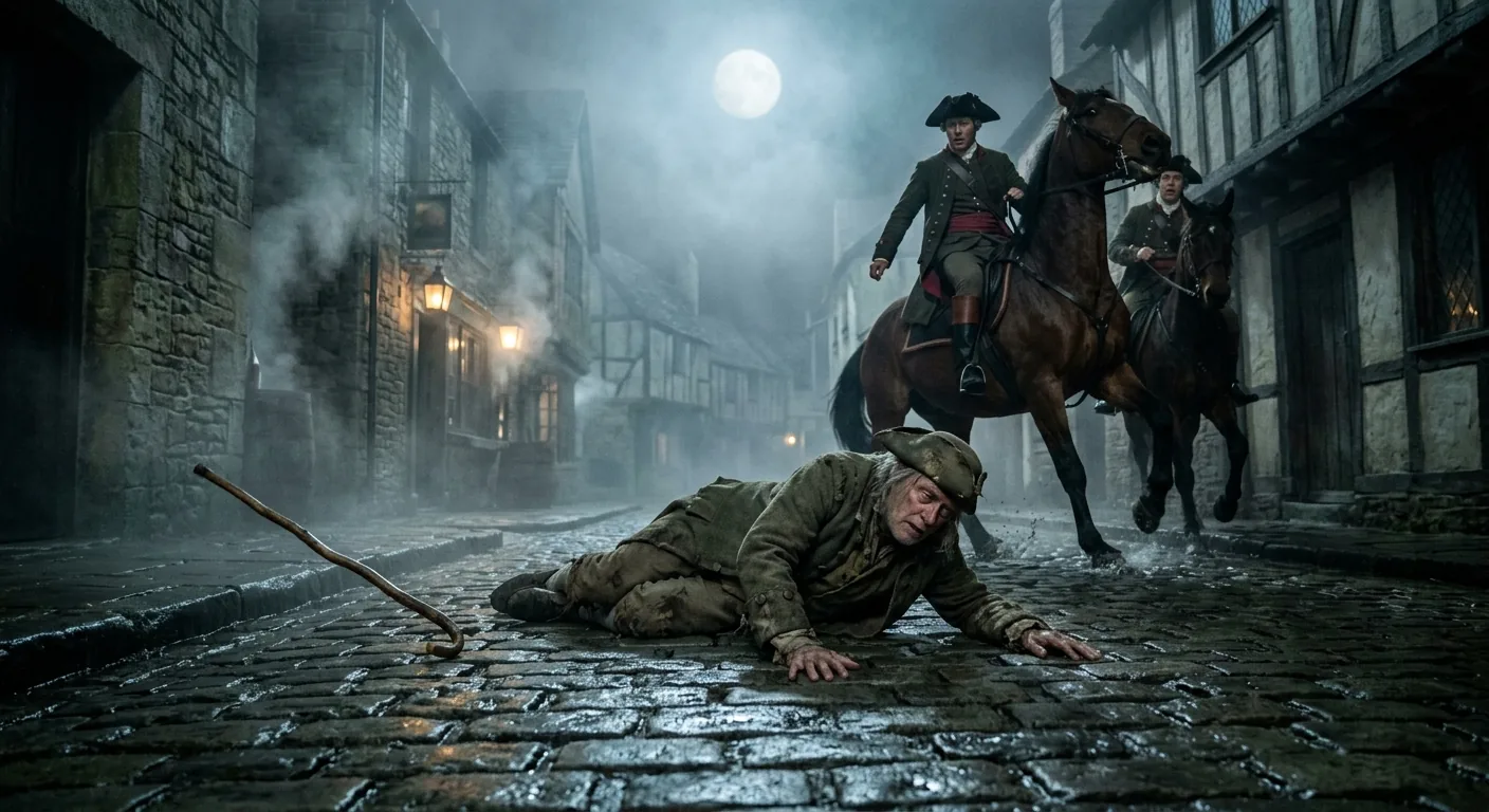 The Blind Beggar's Desperate Rage illustration