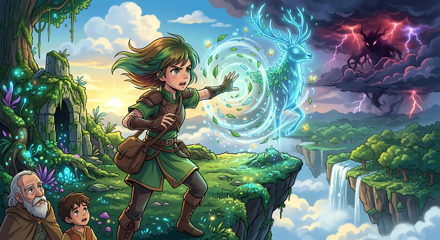 Martians Revealed at the Pit's Edge illustration