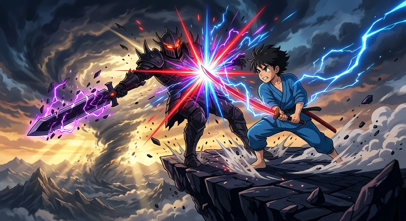 Humanity Meets Its Alien Terror illustration