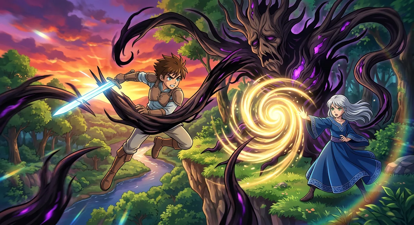 Death Leaping From Man to Man illustration