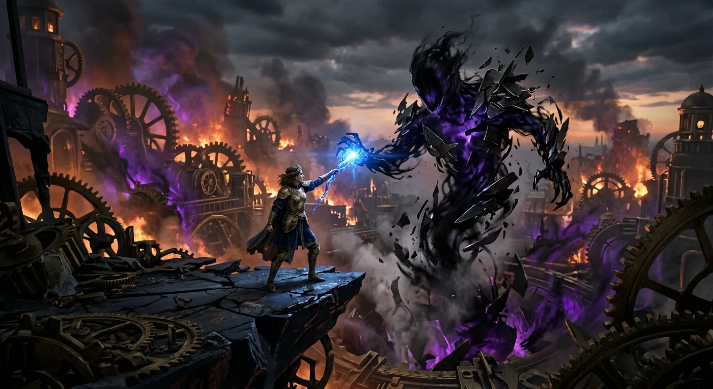 London's Calm Before the Storm illustration