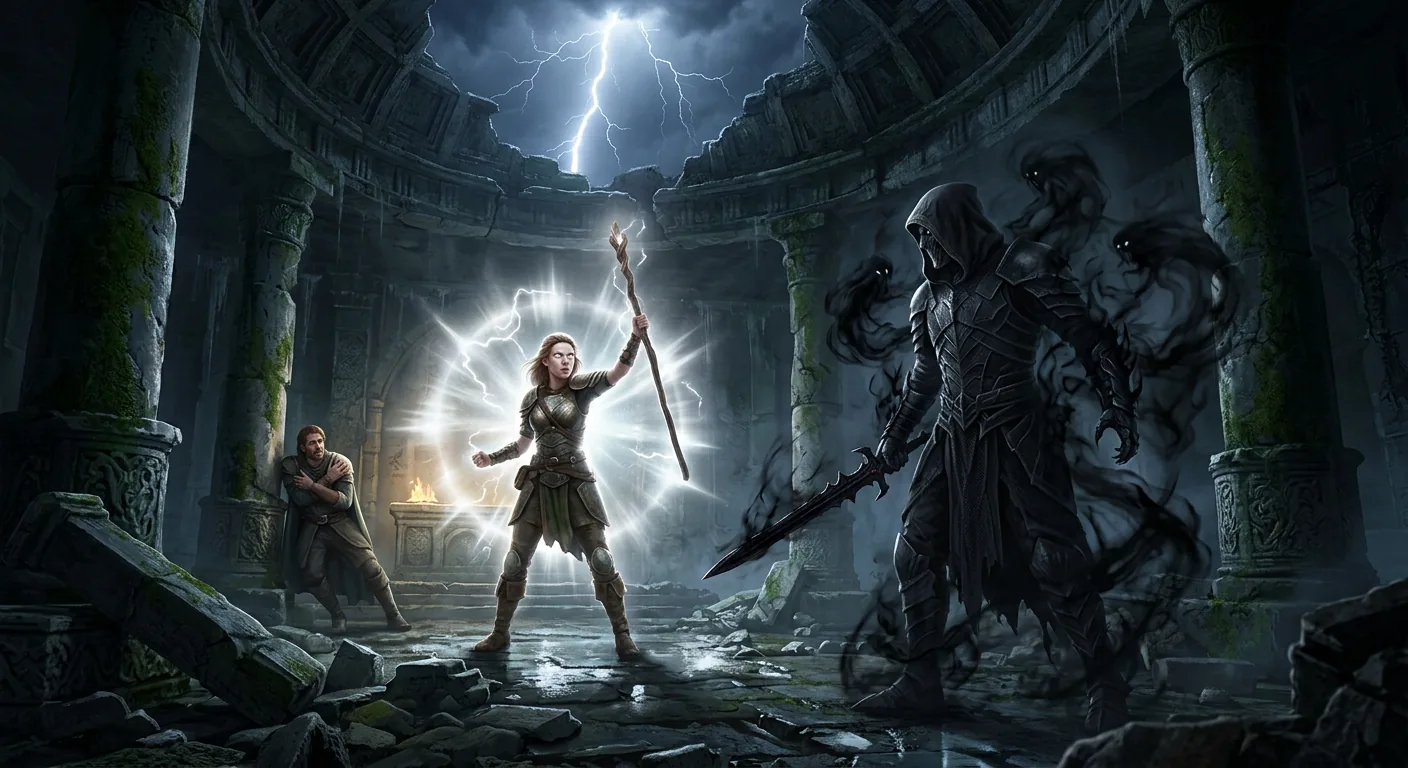 Trapped by Smoke, Freed to Flee illustration