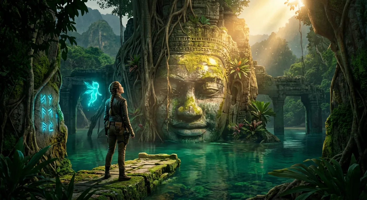 Martians Revealed at the Pit's Edge illustration