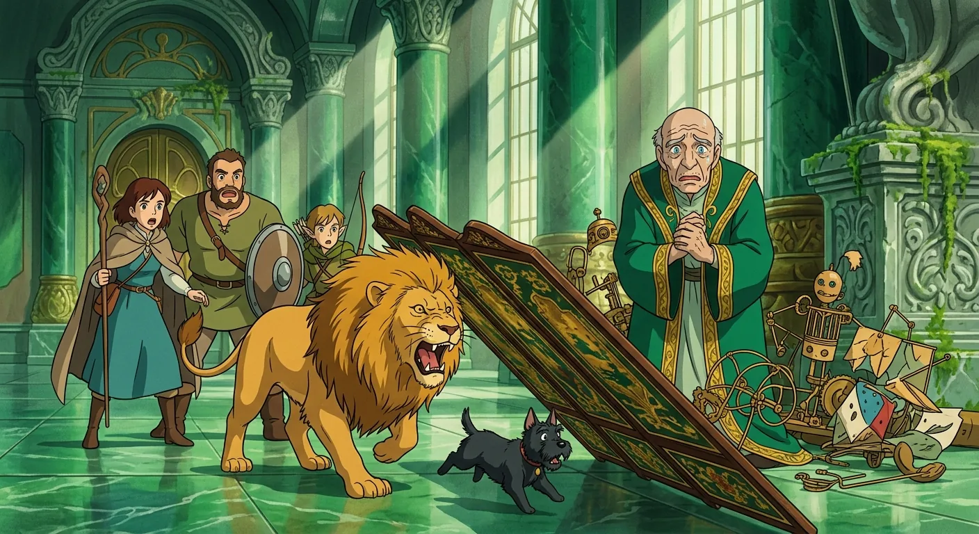 The Man Behind the Screen illustration