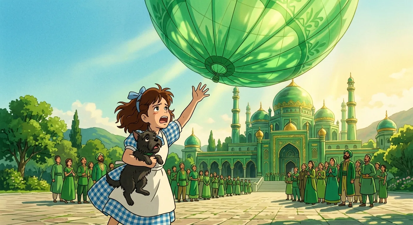 Oz and Dorothy Build Their Escape illustration