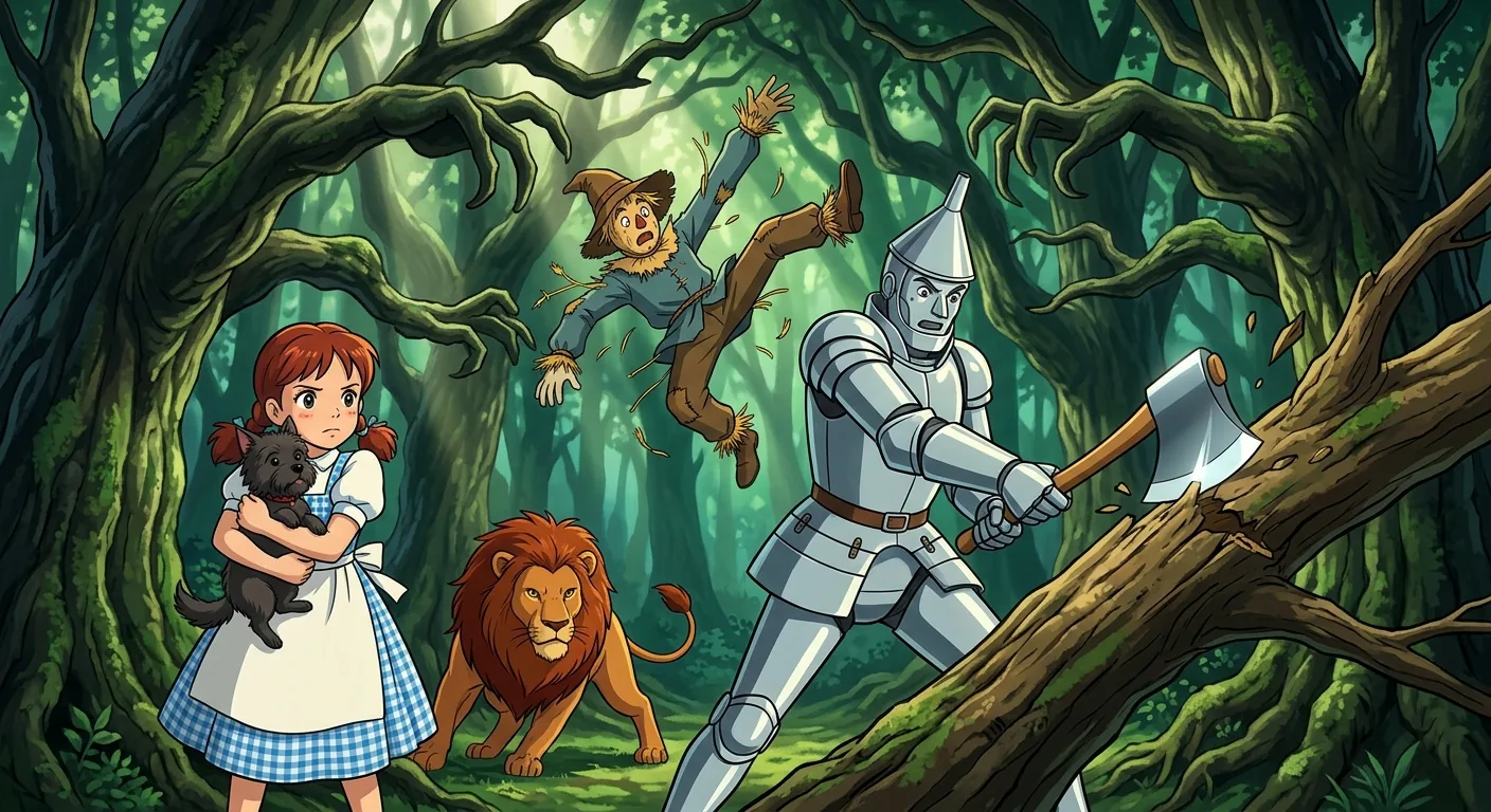 Journey South Through Enchanted Forests illustration