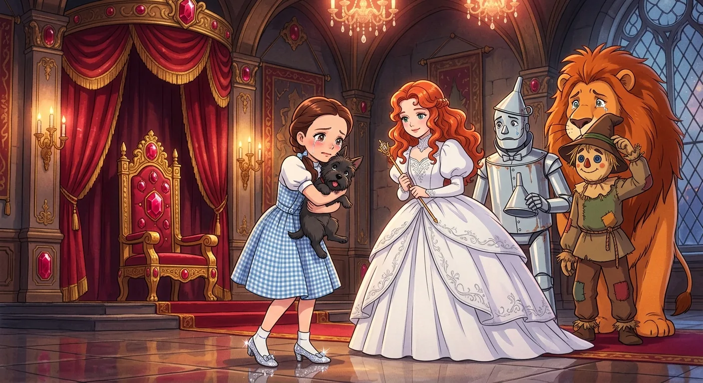 Glinda's Gift and Farewell Blessings illustration