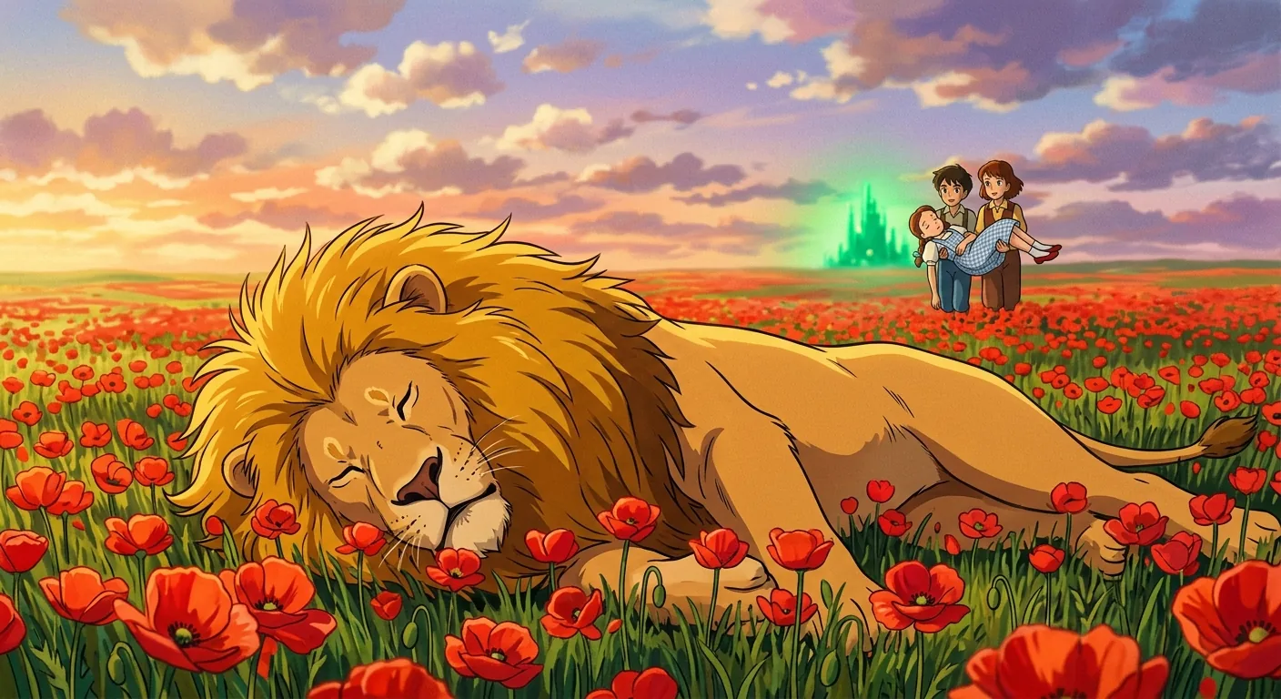 The Scarecrow Stranded in the River illustration