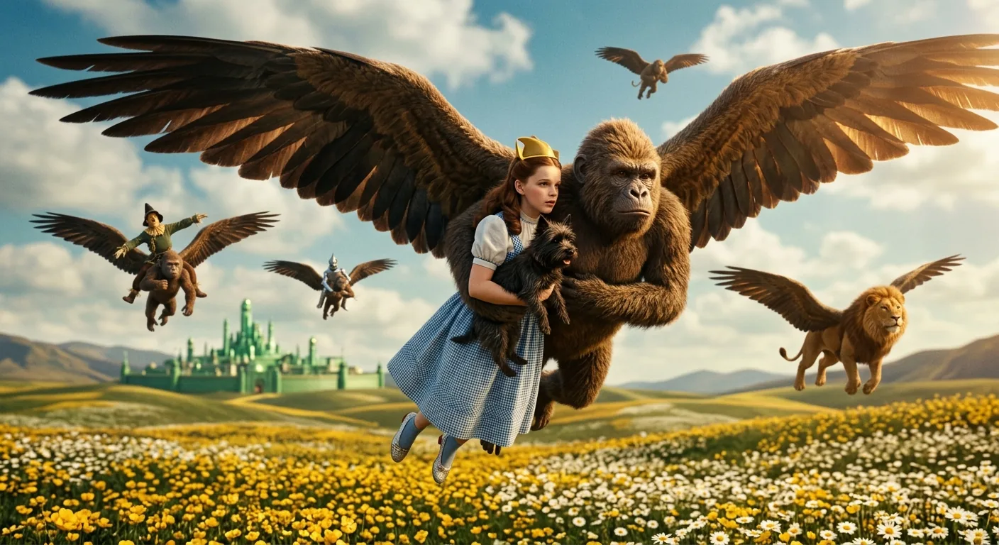 Lost in Fields of Yellow Flowers illustration