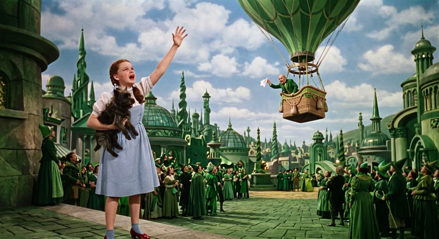 Oz and Dorothy Build Their Escape illustration