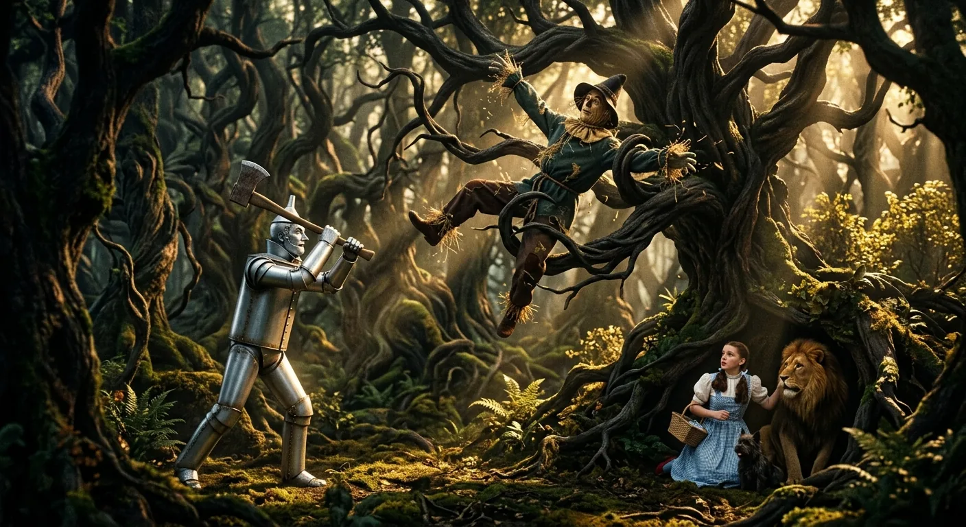 Journey South Through Enchanted Forests illustration