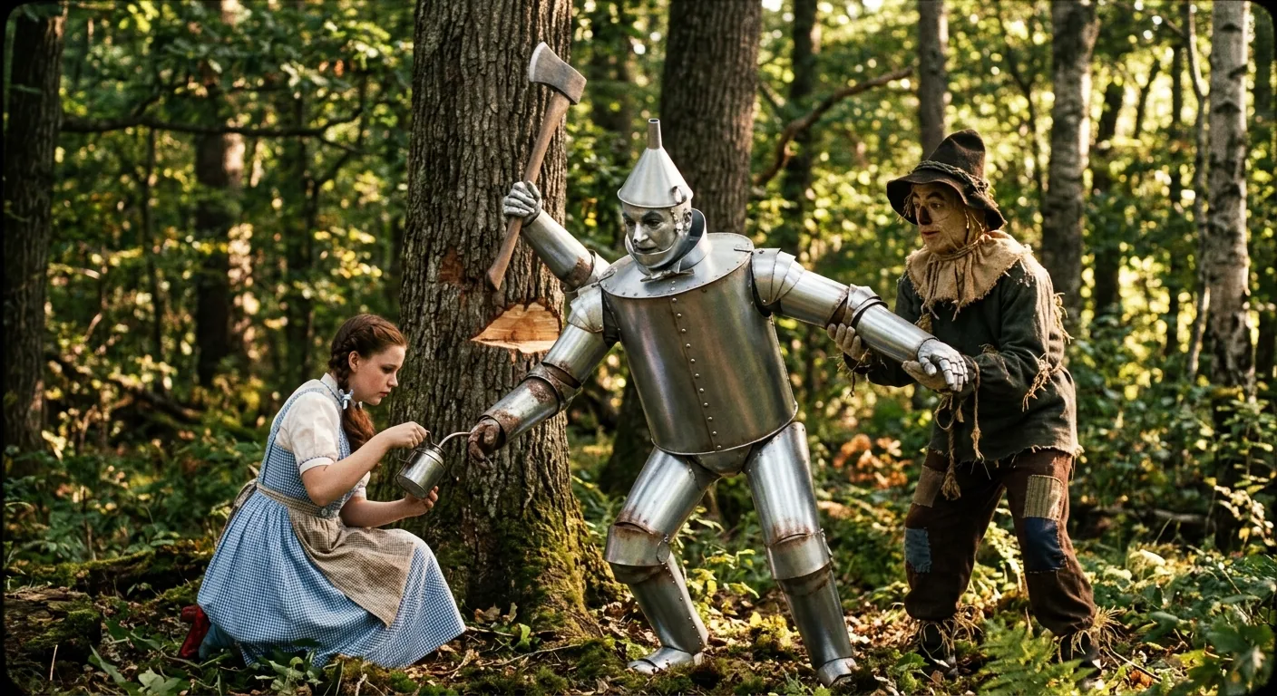 A Rusted Friend Joins the Journey illustration