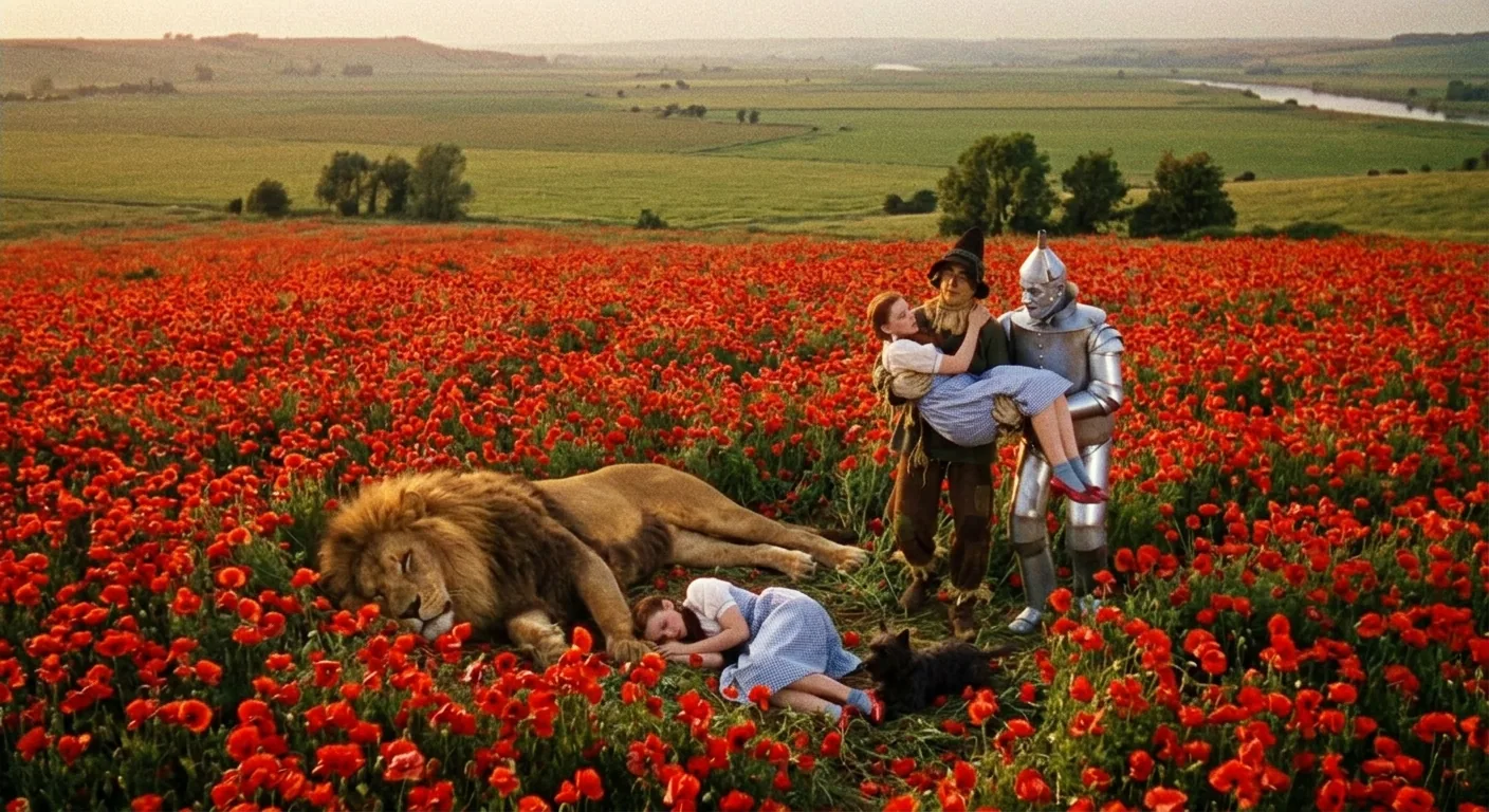 The Scarecrow Stranded in the River illustration