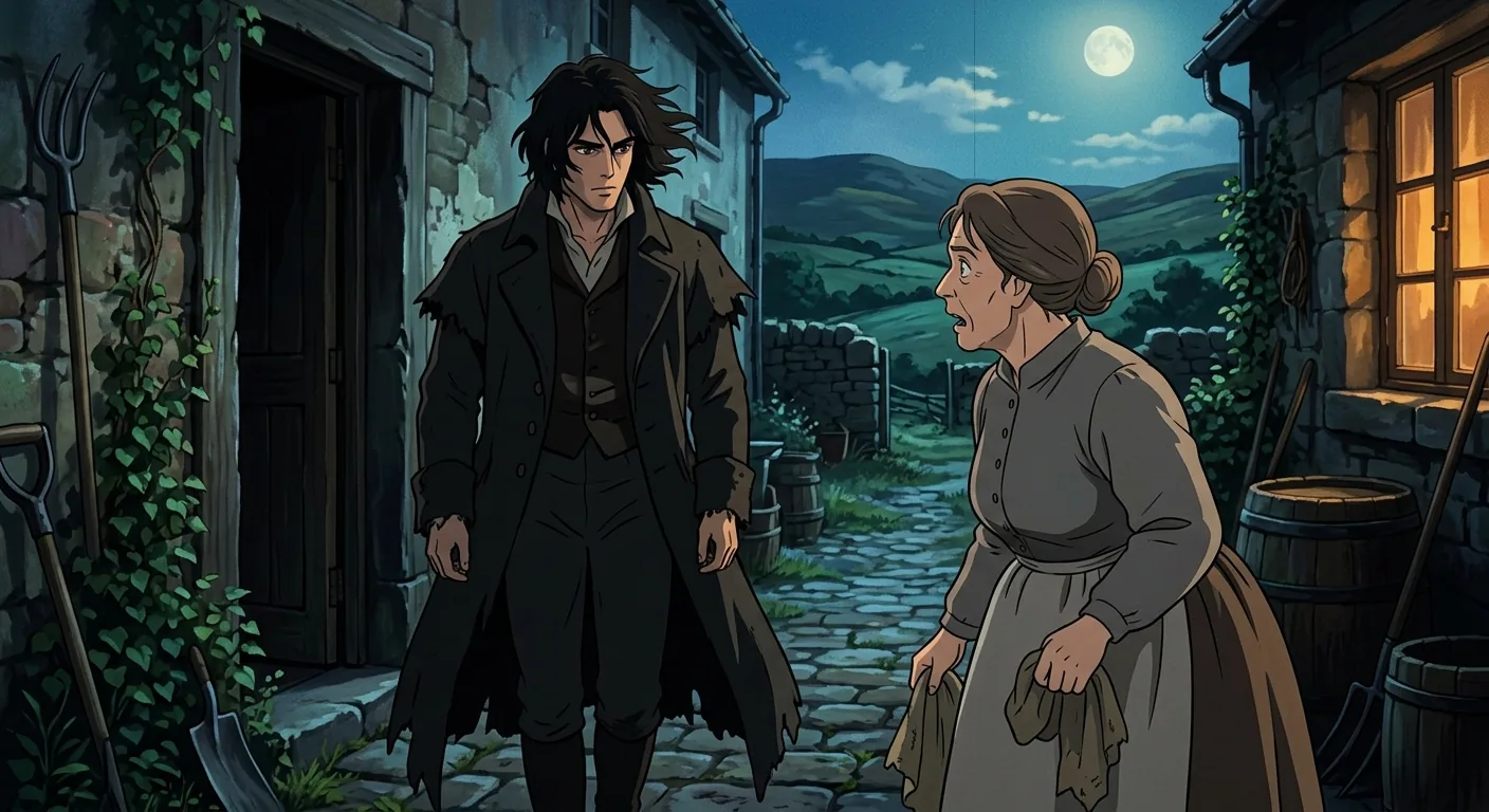 Heathcliff's Return to Thrushcross Grange illustration