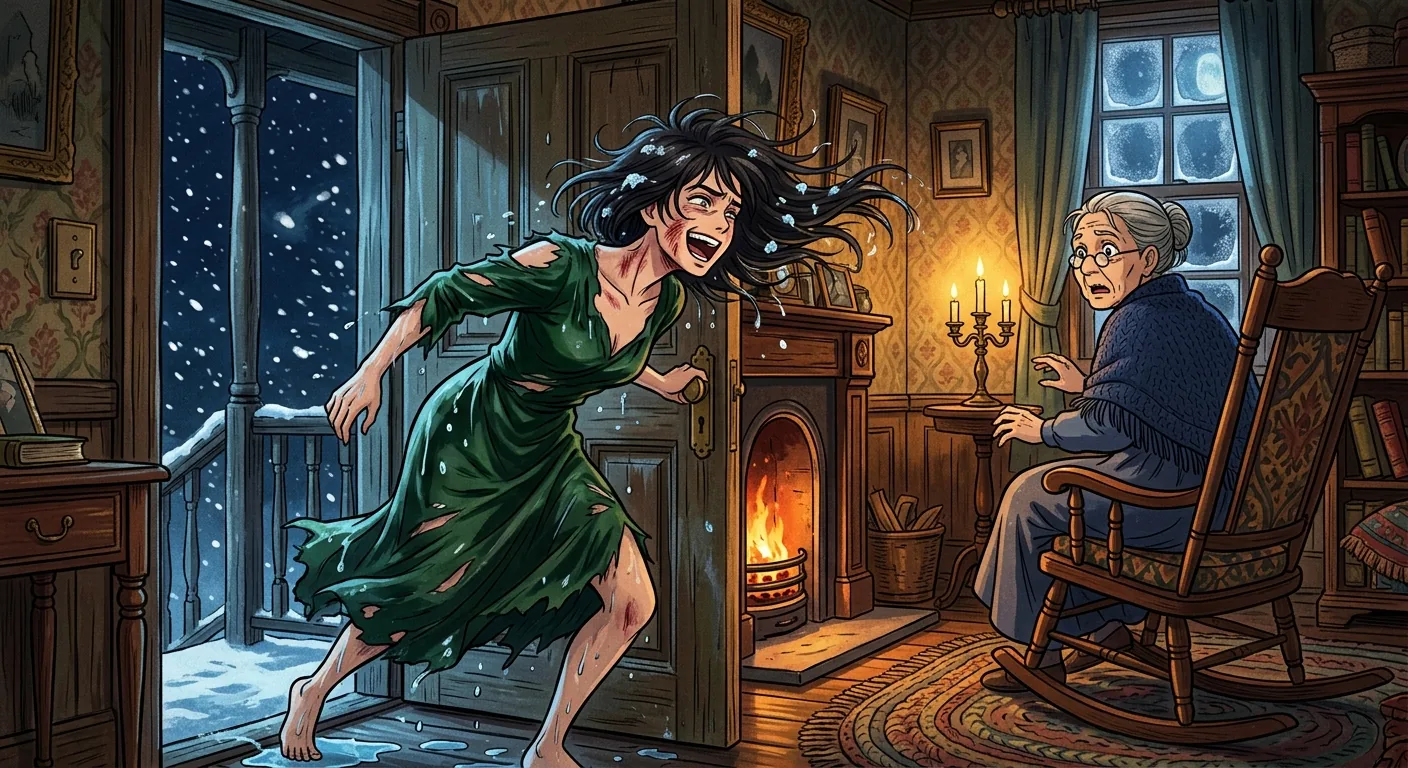 Isabella's Flight Through the Storm illustration