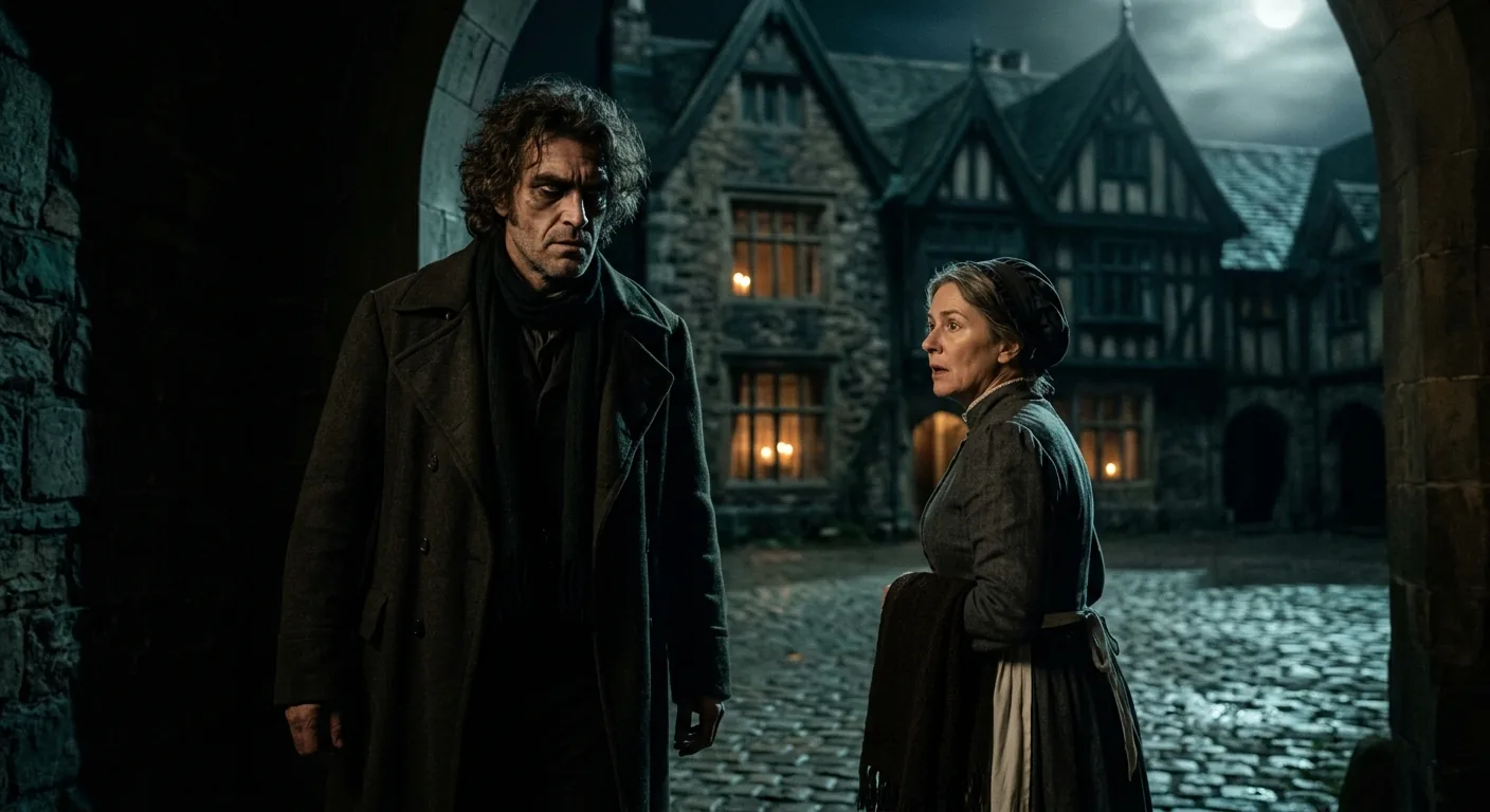 Heathcliff's Return to Thrushcross Grange illustration