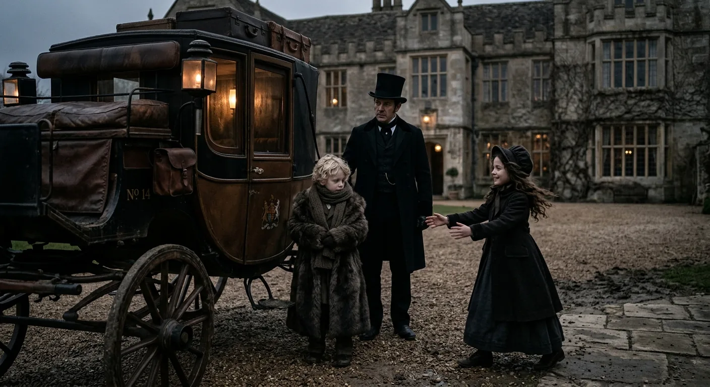 A Fragile Cousin Arrives at Thrushcross illustration